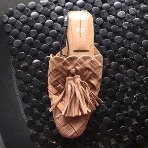 Brand new Zara suede mules